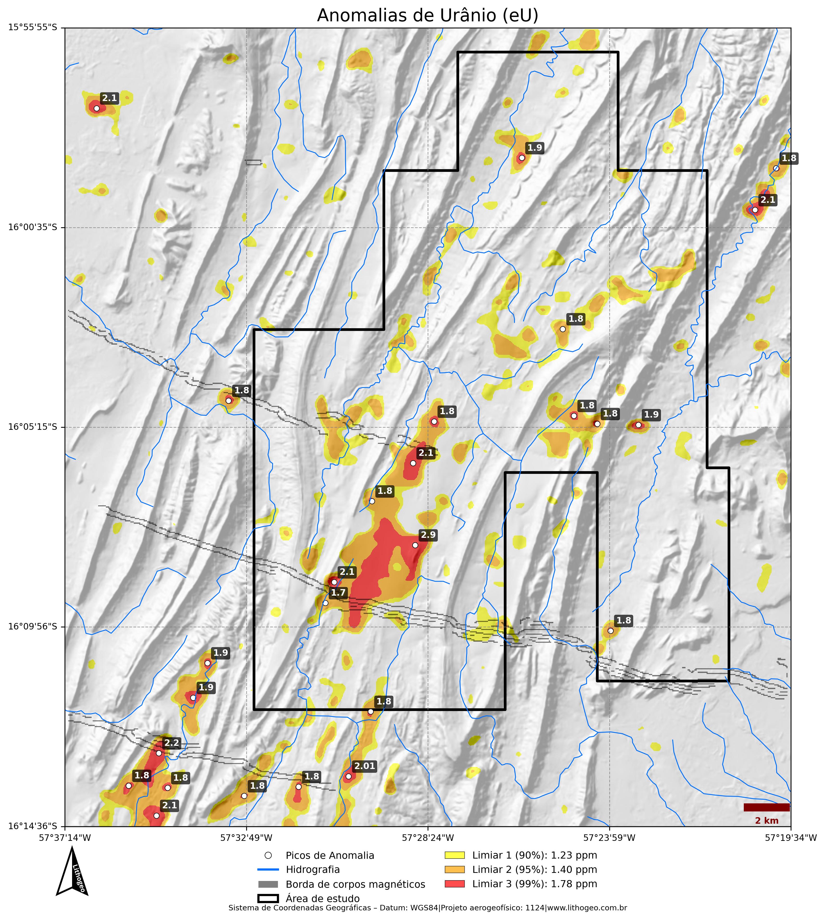 Anomalias de Urânio